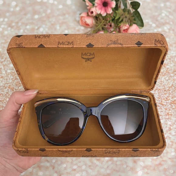 BNIB MCM Havana blue cat eye sunny sunglasses - Picture 4 of 8